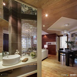 客廳衛(wèi)生間隔斷效果圖片裝修效果圖 第1張 家居圖庫(kù) 九正家居網(wǎng)